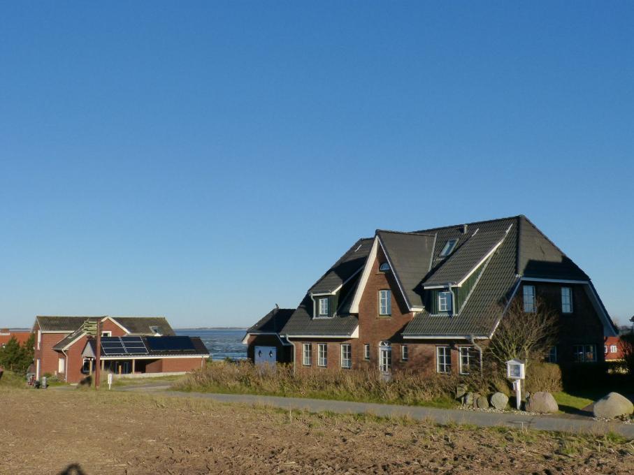 Haus Nordlicht Ferienwohnung *Bi Strun* Nebel Esterno foto